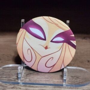 Speaker Of God Button - Hazbin Hotel